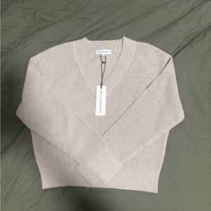 Cotten Linen VNeck Sweater